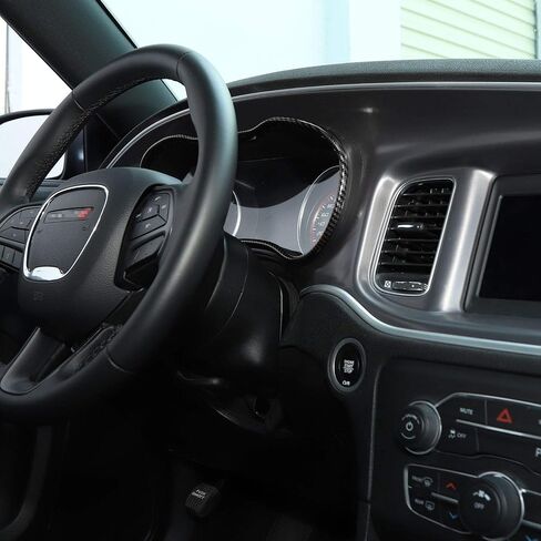 Voodonala for Durango Center Center Dash Board Console Console Trim for 2011-2024+ Dodge Durango Indior Accessories ، 1pc Red ABS in Saudi Arabia