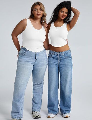 ZeroBound Built in Shelf Bra Tank Crop Top - Square Neck Tank Tops for Women, Basics Going Out Top Sleeveless Garment in Saudi Arabia