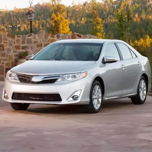 Window Visor Compatible with 2012-2014 Toyota Camry, Acrylic Unpainted Black Sun Rain Shade Guard Wind Vent Air Deflector by IKON MOTORSPORTS, 2013 in Saudi Arabia