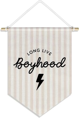 How Lucky Are We Banner Pennant Wall Art Decor Hanging for Kids Boys Room Nursery Playroom Decor, Cute Play Room Decorations, 15x11in in Kuwait