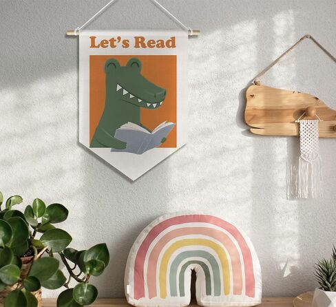 How Lucky Are We Banner Pennant Wall Art Decor Hanging for Kids Boys Room Nursery Playroom Decor, Cute Play Room Decorations, 15x11in in Kuwait