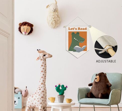 How Lucky Are We Banner Pennant Wall Art Decor Hanging for Kids Boys Room Nursery Playroom Decor, Cute Play Room Decorations, 15x11in in Kuwait