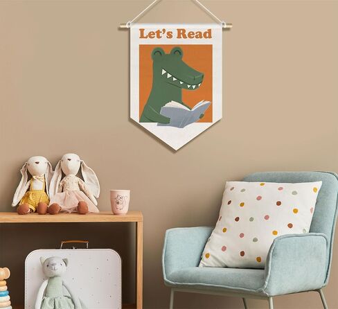 How Lucky Are We Banner Pennant Wall Art Decor Hanging for Kids Boys Room Nursery Playroom Decor, Cute Play Room Decorations, 15x11in in Kuwait