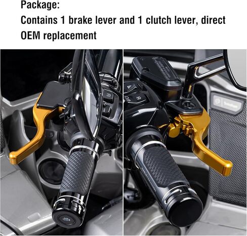 ذراع القابض الفرامل للدراجات النارية ، ذراع فرامل القابض CNC متوافقة مع 2023-2025 CVO Road Glide ، 2024-2025 Harley Touring Road Glide/Road Glide Cvo St (Gold) in Saudi Arabia