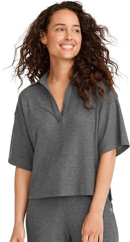 Jockey Women's Sleepwear Waffle Short Sleeve Top in Saudi Arabia