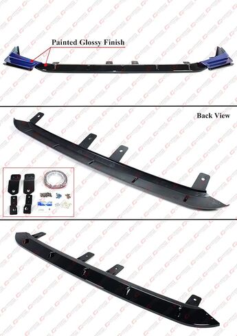 MC Style JDM 5PC Painted Blue Black Front Bumper Lip Splitter Kit Compatible for 2022-2024 Honda Civic Hatchback Sedan All Models in Saudi Arabia