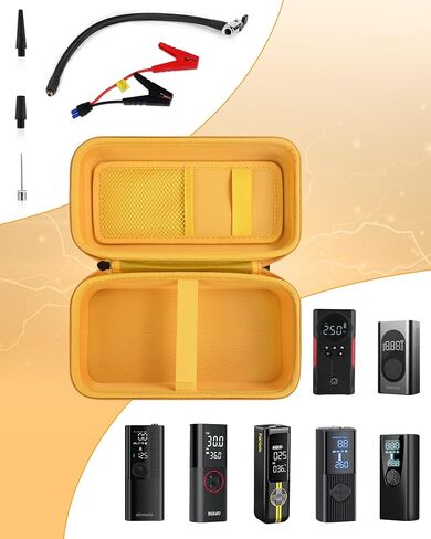 Tire Inflator Case for Airmoto/Skight/LOLSSA/Teffim/Hafuloky/Frarome/ILTIDE, Portable Carrying Air Compressor Case Compatible 120/150 / 180 PSI, Car Air Pump Storage Holder Box in Saudi Arabia
