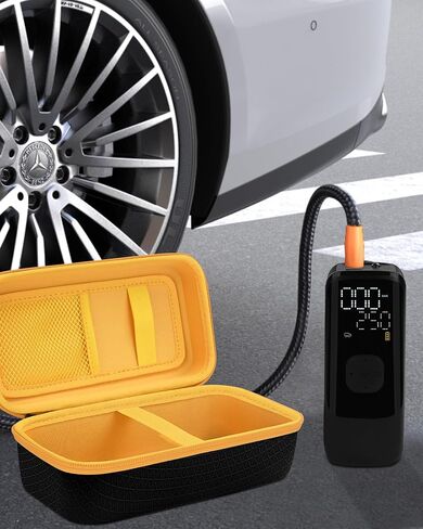 Tire Inflator Case for Airmoto/Skight/LOLSSA/Teffim/Hafuloky/Frarome/ILTIDE, Portable Carrying Air Compressor Case Compatible 120/150 / 180 PSI, Car Air Pump Storage Holder Box in Saudi Arabia