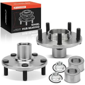 A-Premium 2 × محمل العجلات الأمامية ومحور العجلات مع 5-Lug متوافق مع Nissan Altima 2002-2006 ، Maxima 2000-2008 ، Infiniti I30 2000-2001 ، I35 2002-2004 ، FWD فقط in Saudi Arabia