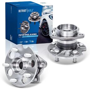 Detroit Axle - AWD Rear Wheel Bearing Hubs for 2011-2020 Toyota Sienna 2012 2013 2014 2015 2016 2017 2018 2019, 2 Wheel Hub Bearings Assembly Set Replacement in Kuwait
