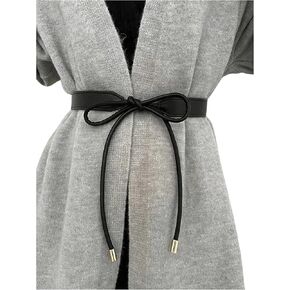 Women's Tie Waist Belts Fashion Leather Belt Coat Dress Sweater Waistband in Saudi Arabia