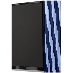 Curtains for TVs - Decorative TV Covers for Flat Screens, Customizable Size with 18 Color Options, Premium Fabric for Dust Protection - Tan in Saudi Arabia