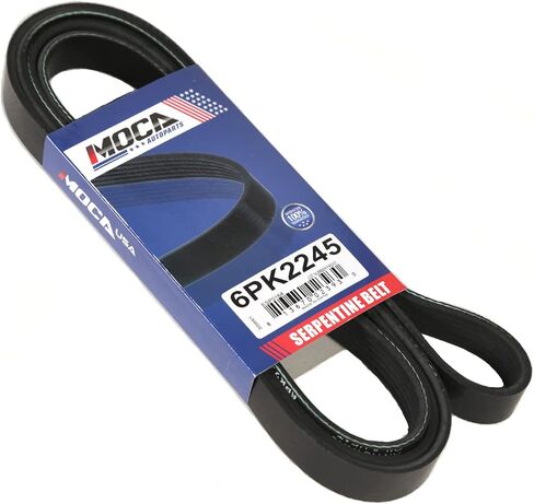 6pk2245 Serpentine Belt Fit 2006-2009 for Ford Fusion 2.3L ، 2003-2006 for Jeep Wrangler 4.0L ، 2003-2005 for Mazda 6 2.3l ، 2006-2008 for Mercury Milan 2.3L in Saudi Arabia