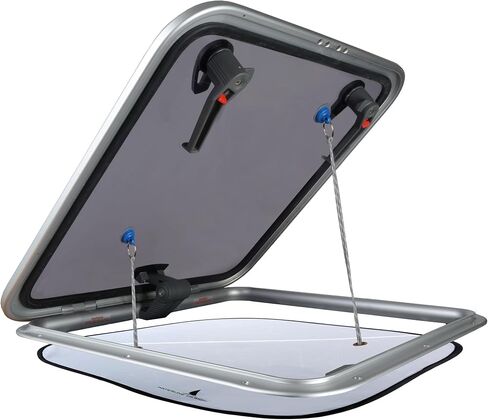 Blinds with ventilation Universal size, mounts from The inside with magnet. Dark, ventilation and bug free. Fits all brands of hatches. Hatch is not incl. in Saudi Arabia