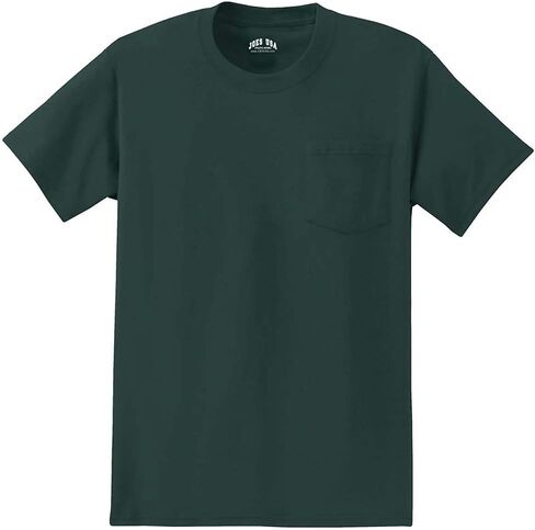 Joe's USA Mens Pocket Tees Heavyweight 6.1-Ounce Pocket T-Shirts - Regular, Big and Tall Sizes in Saudi Arabia