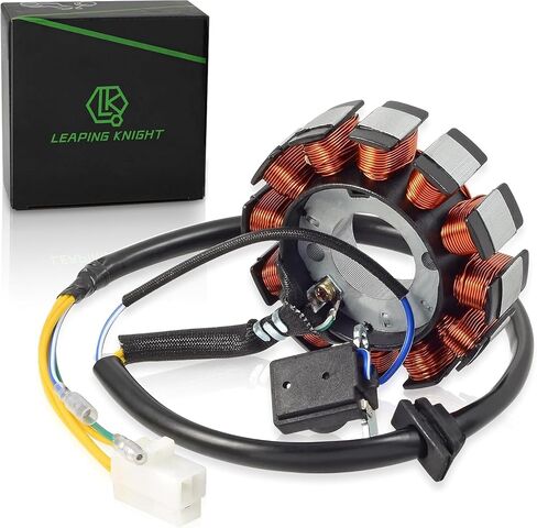 GY6 Stator Ignition Stator Magneto Coil 12 Pole Direct Current 5 Powerports Stators Fit for Gy6 50cc 125cc 150cc 4 Stroke Moped Scooter ATV Quad Go Scooter Performis in Saudi Arabia