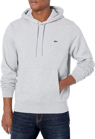 Lacoste Men's Long Sleeve Solid Pop Over Sweater in Kuwait