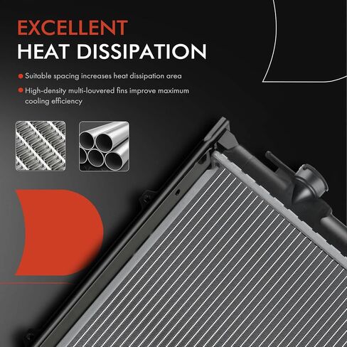 A-Premium Engine Coolant Radiator Assembly with Transmission Oil Cooler Compatible with Toyota T100 1993 1994 1995 1996 1997 1998 in Saudi Arabia