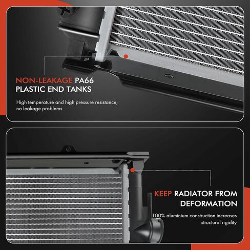 A-Premium Engine Coolant Radiator Assembly with Transmission Oil Cooler Compatible with Toyota T100 1993 1994 1995 1996 1997 1998 in Saudi Arabia