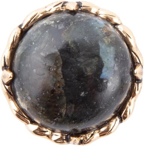 Barse Jewelry Black Labradorite و Golden Dettion Ring in Kuwait