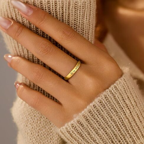 925 Sterling Silver Fuck Rings Fuck What It Was It Is What It Is Ring Self Worth Inspirational Motivation Ring for Women Men Friendship Ring Self Love Faith Hope Rings Back to School Jewelry Encourage Gift in Kuwait