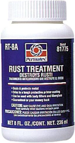 Permatex Extend Rust Treatment Can Be Used W/Body Fillers & Fiberglass 8 Oz. Bottle in Kuwait