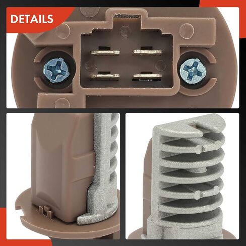 A-Premium Rear HVAC Blower Motor Resistor Compatible with Acura MDX 2001-2006 & Honda Pilot 2003-2008 - Replace# 79330S2K941, 79330S3VA51 in Saudi Arabia
