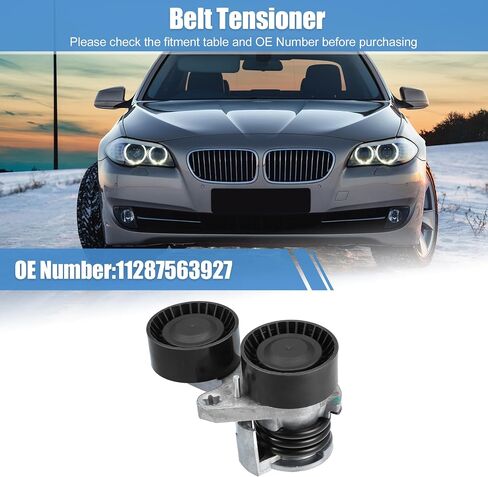 X AUTOHAUX Engine Belt Tensioner Pulley Assembly Serpentine Tensioner for BMW 335i 3.0L 2007-2013 for BMW 535i 3.0L 2008-2010 No.11287563927 in Saudi Arabia