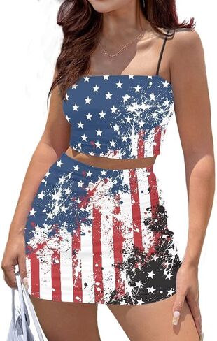 2025 Sexy Spaghetti Strap Crop Tops and Bodycon تنورة غير رسمية 2 قطعة S-4XL in Kuwait