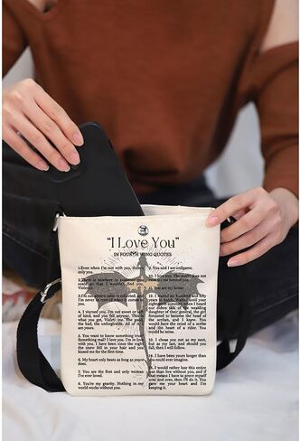 هدية مستوحاة من Maofaed الأدبي ، حقيبة خيالية التنين Crossbody لعشاق الكتاب ، البضائع الكتب ، هدية القارئ ، هدية أمين المكتبة in Saudi Arabia