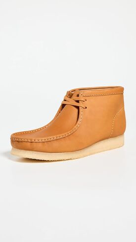 Clarks Mens Wallabee Boot Blue Suede | 26181134 in Kuwait