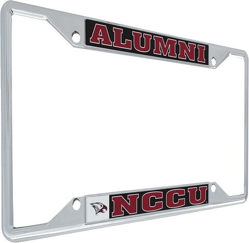 Desert Cactus North Carolina Central University Car Accessories Eagles Metal License Plate Frame and Tag Holder for Front or Rear of Car (Alumni) in Saudi Arabia