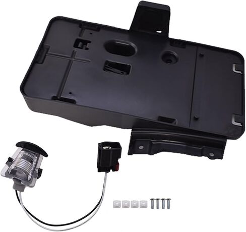لوحة تصاعد لوحة ترخيص خلفية سوداء واستبدال البلاستيك الخفيف لعام 2007-2018 Wrangler JK JKU 68064720AA in Saudi Arabia