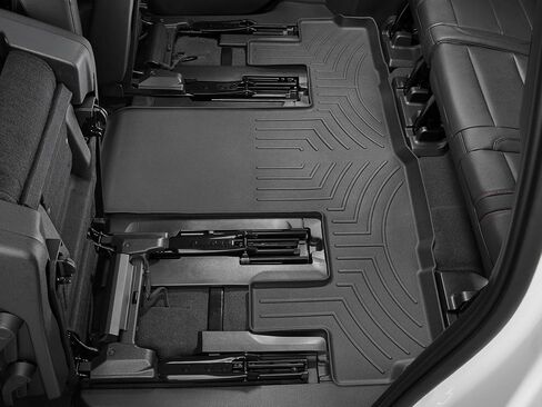WeatherTech Custom Fit FloorLiners for Escalade ESV, Suburban, Yukon XL, Escalade-V ESV - 3rd Row (4416325), Black in Saudi Arabia