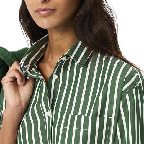 Lacoste Women's Oversized Popeline Long Sleeve Shirt in Saudi Arabia