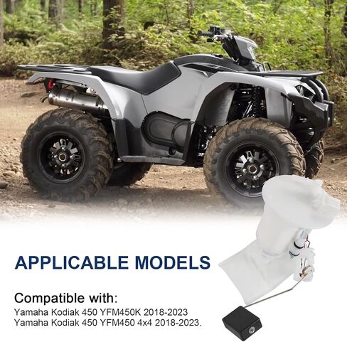 Fuel Pump Assembly Compatible with Yamaha Kodiak 450 YFM450K 2018-2023, Kodiak 450 YFM450 4x4 2018-2023, Replaces # BB5-13907-00-00 BB5-13907-01-00 BB5-13907-03-00 BB5-13907-02-00 in Saudi Arabia