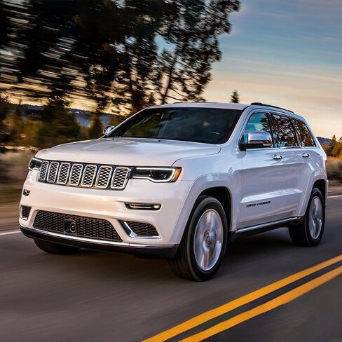 VLAND Headlights For Jeep Grand Cherokee WK2 2014-2021 4th Gen (Fourth Generation WK2) With Start Bule to White Dynamic Animation and Sequential Tun Signa Front Lamps Assembly, Amber Reflector in Kuwait