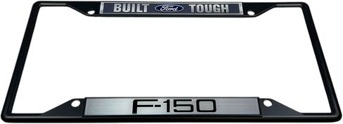 متوافق مع Ford Build Ford Tough F -150 - إطار لوحة ترخيص دايتونا لايت الأسود in Saudi Arabia