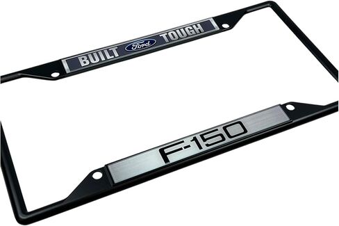 متوافق مع Ford Build Ford Tough F -150 - إطار لوحة ترخيص دايتونا لايت الأسود in Saudi Arabia