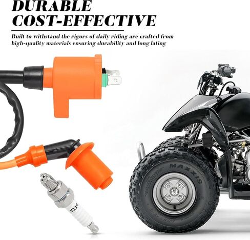 ملف الإشعال عالي الأداء في سباق مع شمعات شرارة ل GY6 50CC 150CC 125CC 150CC الصينية ATV الدراجة ATV ATV GO KART PARTS in Saudi Arabia
