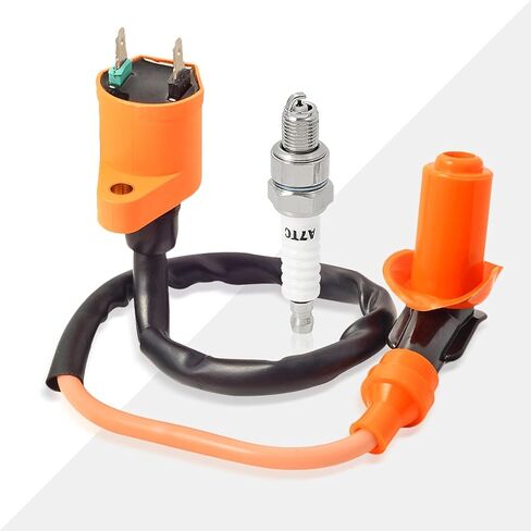 ملف الإشعال عالي الأداء في سباق مع شمعات شرارة ل GY6 50CC 150CC 125CC 150CC الصينية ATV الدراجة ATV ATV GO KART PARTS in Saudi Arabia