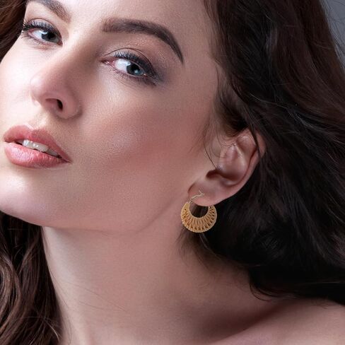 Boho Handwoven Rattan Hoop Earrings, Summer Beach Rattan Earrings Cute Hoop Dangle Drop Lightweight Bohemian Weaving Jewelry for Women Fashion Travel Essentials in Saudi Arabia