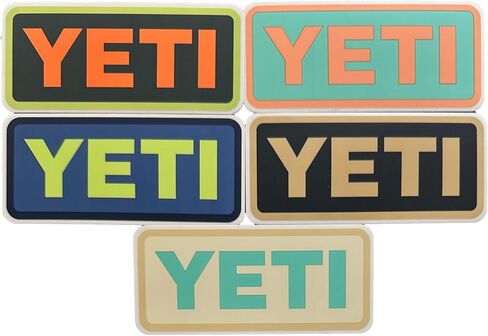 5 YETI Stickers by CleetusStickerCompany – Waterproof Vinyl Decals for Coolers, Tumblers, Laptops & More in Saudi Arabia