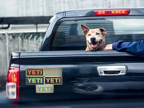 5 YETI Stickers by CleetusStickerCompany – Waterproof Vinyl Decals for Coolers, Tumblers, Laptops & More in Saudi Arabia
