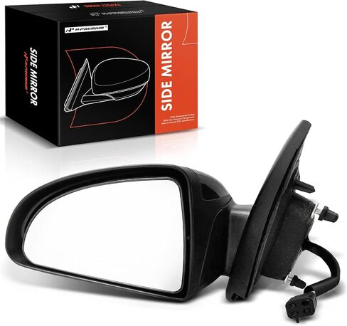 A-Premium Driver Side Power Door Mirror - Compatible with Chevrolet Cobalt 2005-2010 & Pontiac G5 2007-2010 - Non-Heated Manual Folding Black Outside Rear View Mirror - Replace# 25831896 in Saudi Arabia