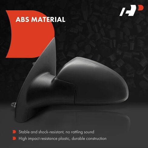 A-Premium Driver Side Power Door Mirror - Compatible with Chevrolet Cobalt 2005-2010 & Pontiac G5 2007-2010 - Non-Heated Manual Folding Black Outside Rear View Mirror - Replace# 25831896 in Saudi Arabia