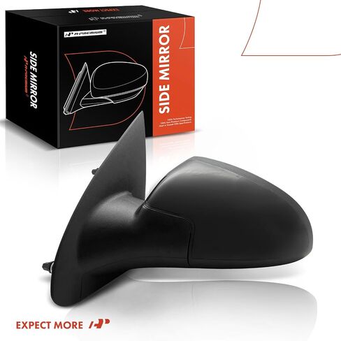 A-Premium Driver Side Power Door Mirror - Compatible with Chevrolet Cobalt 2005-2010 & Pontiac G5 2007-2010 - Non-Heated Manual Folding Black Outside Rear View Mirror - Replace# 25831896 in Saudi Arabia