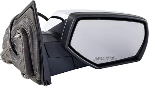 Garage-Pro Passenger Side Power Heated Mirror for Chevrolet Silverado 1500 GMC Sierra 1500 2014-2018 Manual Fold Without Signal Light, Blind Spot Monitor, Memory & Puddle Lamp Chrome in Saudi Arabia