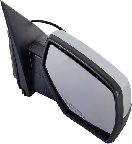 Garage-Pro Passenger Side Power Heated Mirror for Chevrolet Silverado 1500 GMC Sierra 1500 2014-2018 Manual Fold Without Signal Light, Blind Spot Monitor, Memory & Puddle Lamp Chrome in Saudi Arabia