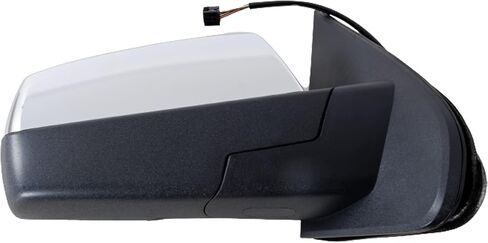 Garage-Pro Passenger Side Power Heated Mirror for Chevrolet Silverado 1500 GMC Sierra 1500 2014-2018 Manual Fold Without Signal Light, Blind Spot Monitor, Memory & Puddle Lamp Chrome in Saudi Arabia